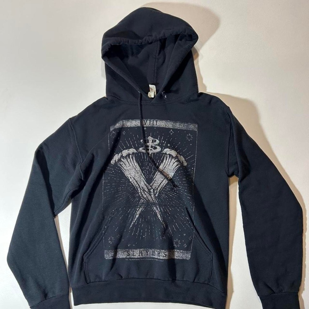 20th Century Fox Slayers Graphic Hoodie Mens Size S Black